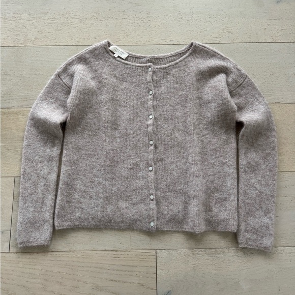Sezane  Gaspard Cardigan beige size S Alpaca - Picture 6 of 12